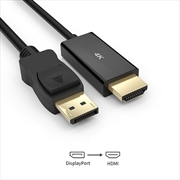 Buy Simplecom 4K DisplayPort to HDMI Cable 2160P Ultra HD - 1.8m