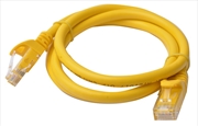 Buy 8WARE Cat6a UTP Ethernet Cable 1m Snagless Yellow