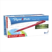 Buy Paper Mate FlexGrip BP 1.0mm Red Box of 12