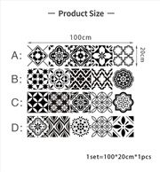 Buy Nordic Wall Sticker Bathroom Waterproof Self-adhesive Tile Sticker