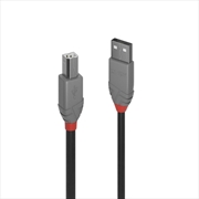 Buy Lindy 5m USB2 A-B Cable Anthra Line