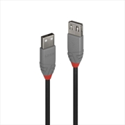 Buy Lindy 5m USB2 A Ext Cable Anthra Line