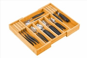 Buy Large Capacity Bamboo Expandable Drawer Organizer