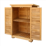 Buy Gardeon Portable Wooden Garden Storage Cabinet