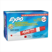 Buy Expo White Board Marker Chisel Tip Red Color Box of 12