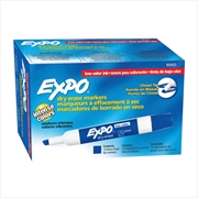 Buy Expo White Board Marker Chisel Tip Blue Color Box of 12