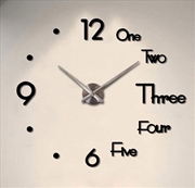 Buy DIY Wall Clock Modern Frameless