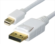 Buy Astrotek Mini-DisplayPort To DisplayPort Cable 20P M/M, Gold Plated - 2.0M - White