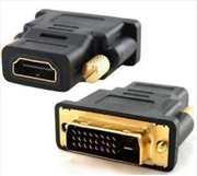 Buy Astrotek Video Adapter - 1xDVI-D Male to 1xHDMI Female - Sound Output Not Supported