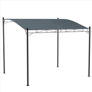 Buy Instahut Gazebo 3m Party Marquee Outdoor Wedding Tent Iron Art Canopy Grey