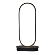 Buy Gominimo Led Aluminium Desk Night Lamp Oval Shape (Black)