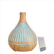 Buy Essential Oil Aroma Diffuser and Remote - 400ml Narrow Top Wood Mist Humidifier