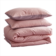 Buy Cosy Club - Cosy Club Bed Quilt Cover Set Cotton Single Pink Purple