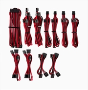 Buy Corsair Psu Premium Individually Sleeved DC Cable Pro Kit Red Black