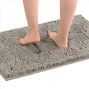Buy Bath Mat Extra Soft Absorbent Non Slip Quick Dry Grey