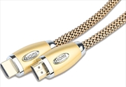 Buy Astrotek Premium HDMI Cable - 19-Pin Male/Male, 30AWG, OD 6.0mm, With Nylon Jacket, Gold, Metal, 5M 