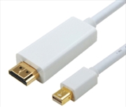 Buy Astrotek Mini DisplayPort DP to HDMI Cable 2m - 20 pins Male to 19 pins Male Gold plated RoHS