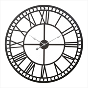 Buy Artiss 80CM Large Wall Clock Roman Numerals 