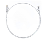 Buy 8ware 15m White CAT6 Ultra Thin Slim Cable Premium 