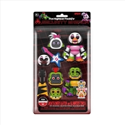 Buy Five Nights at Freddy's: Security Breach - Glamrock Chica & Montgomery Gator Snap Figure 2-Pack