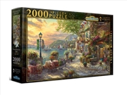 Buy Harlington Thomas Kinkade Puzzles - French Riviera Cafe 2000pc