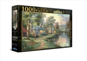 Buy Harlington Thomas Kinkade Puzzles - Hometown Lake 1000pc