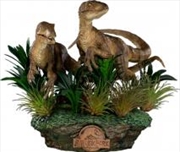 Buy Jurassic Park - Two Raptors Deluxe 1:10 Scale Statue
