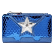 Buy Loungefly Marvel Comics - Captain America Costume Flap Wallet