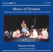 Buy Music of Oceania- Samoan Songs / Various