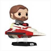 Buy Star Wars: The Clone Wars - Obi-Wan in Delta 7 US Exclusive Pop! Ride [RS]