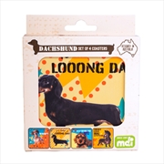 Buy Dachshund Coasters Set