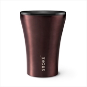 Buy Sttoke Ceramic Reusable Cup 8oz Rust Brown