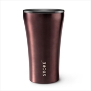 Buy Sttoke Ceramic Reusable Cup 12oz Gunmetal Brown