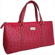 Buy Sachi Insulated Wine Purse - Ostrich Red