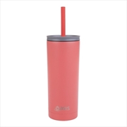 Buy Oasis "Super Sipper" Stainless Steel Double Wall Insulated Tumbler W/ Silicone Head Straw 600ml - Co