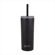 Buy Oasis "Super Sipper" Stainless Steel Double Wall Insulated Tumbler W/ Silicone Head Straw 600ml - Bl