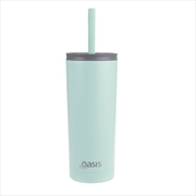 Buy Oasis "Super Sipper" Stainless Steel Double Wall Insulated Tumbler W/ Silicone Head Straw 600ml - Mi