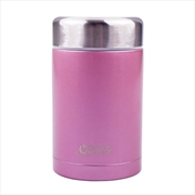 Buy Oasis Stainless Steel Vacuum Insulated Food Flask 450ml - Blush