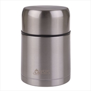 Buy Oasis Stainless Steel Vacuum Insulated Food Flask W/ Spoon 800ml - Silver