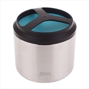 Buy Oasis Stainless Steel Vacuum Insulated Food Container 1L - Turquoise