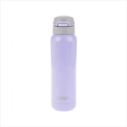 Buy Oasis Stainless Steel Double Wall Insulated Sports Bottle W/ Straw 500ml - Lilac
