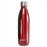 Buy Oasis Stainless Steel Double Wall Insulated Drink Bottle 750ml - Red