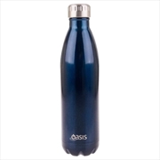 Buy Oasis Stainless Steel Double Wall Insulated Drink Bottle 750ml - Navy