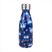 Buy Oasis Stainless Steel Double Wall Insulated Drink Bottle 350ml - Blue Heeler