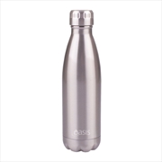 Buy Oasis Stainless Steel Double Wall Insulated Drink Bottle 500ml - Silver