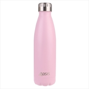 Buy Oasis Stainless Steel Double Wall Insulated Drink Bottle 500ml - Matte Carnation