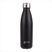 Buy Oasis Stainless Steel Double Wall Insulated Drink Bottle 500ml - Matte Black