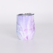 Buy Oasis Stainless Steel Double Wall Insulated Wine Tumbler 330ml - Lilac Marble