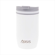 Buy Oasis Stainless Steel Double Wall Insulated "Travel Cup" 300ml - White