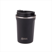 Buy Oasis Stainless Steel Double Wall Insulated "Travel Cup" 380ml - Matte Black